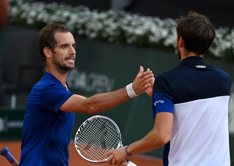 Šokantan poraz Medvjedeva, veteran Gasquet se nije nadao da će upravo protiv Rusa ispisati jednu od najnevjerojatnijih teniskih priča svih vremena