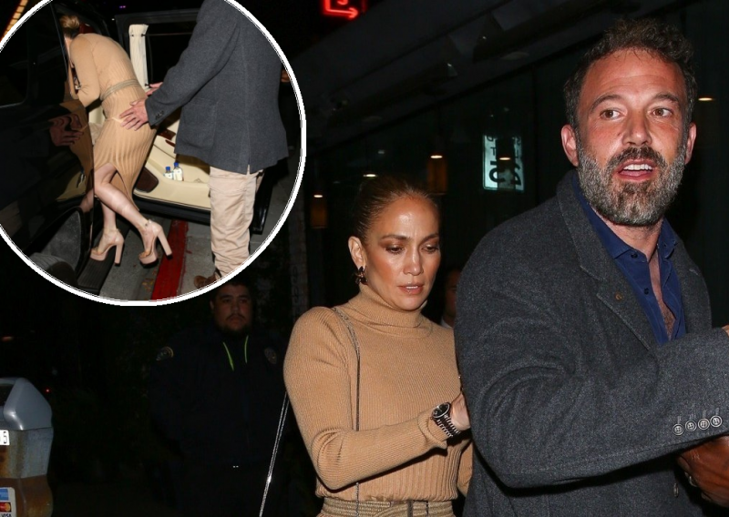 Nestašni Ben Affleck nije se mogao suzdržati u društvu Jennifer Lopez; teško je skinuo pogled i ruke s njezine pozadine