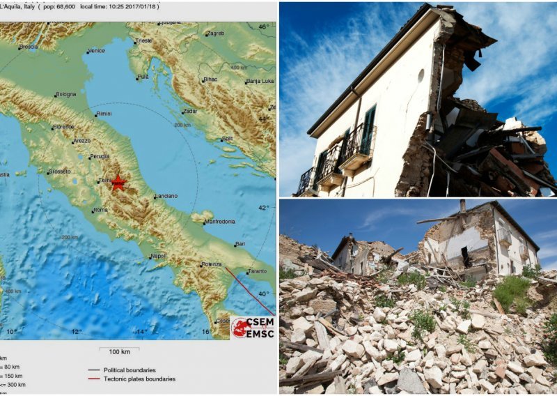 Potresi u Italiji: Snijeg otežava pristup, evakuacije u Rimu