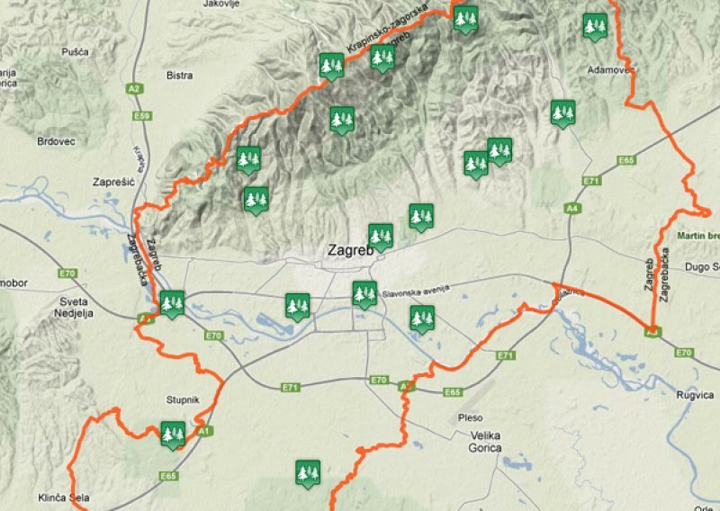 Predstavljen Interaktivni pregled šuma Grada Zagreba