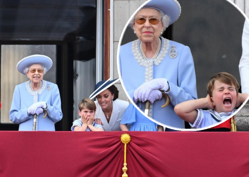 Na balkonu Buckinghamske palače nikad manje članova kraljevske obitelji, a zvijezda je bio zaigrani 4-godišnji princ Louis
