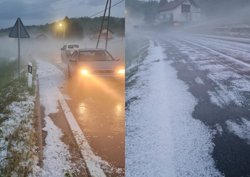 [FOTO/VIDEO] Snažna tuča poharala Zagorje; načelnik Kumrovca: Katastrofa, ovo u životu nisam doživio!