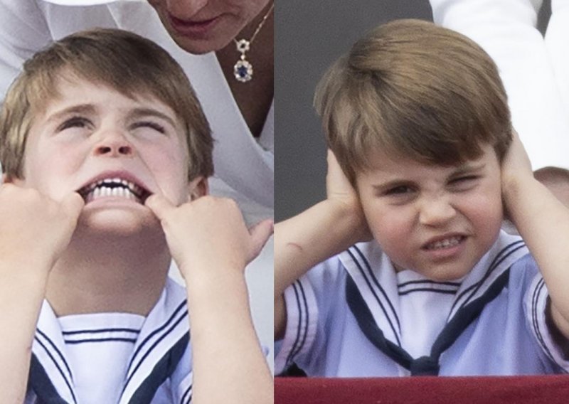Svojim je kreveljenjem četverogodišnji princ Louis zasjenio kraljicu Elizabetu, a zaigrani dječačić danas je viralni hit