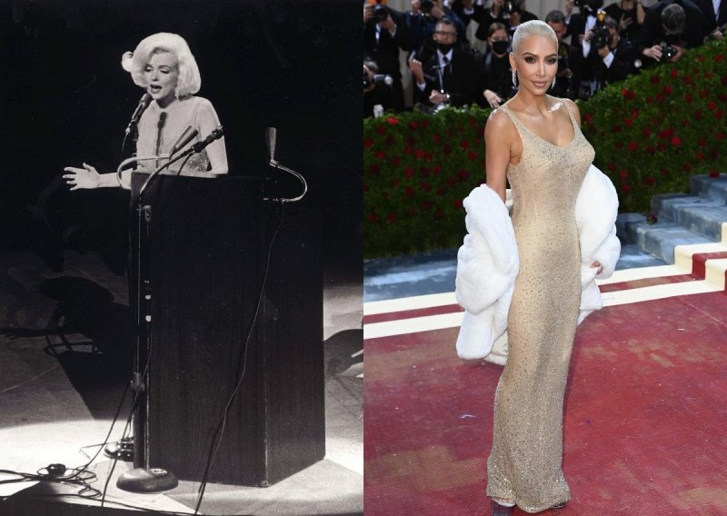 Kim Kardashian oštetila je kultnu haljinu Marilyn Monroe, a ove fotografije to i dokazuju