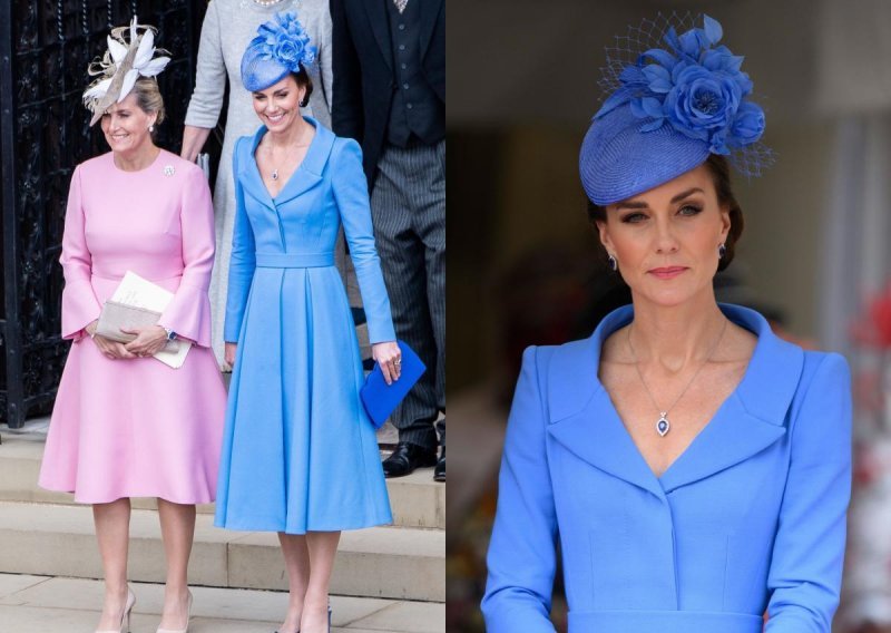 Kate Middleton dominirala u plavom: Elegantnu haljinu začinila je šik cipelama kakvim ne može odoljeti ni kraljica Letizia