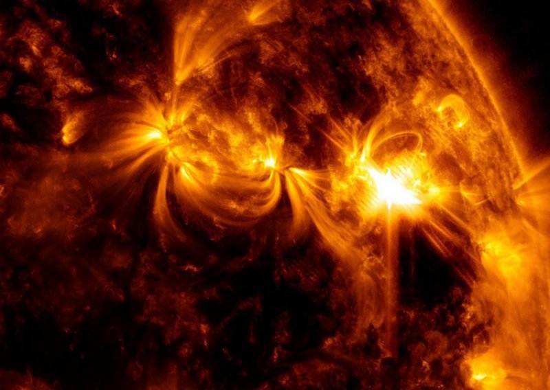[VIDEO] Solarni spektakl: Pogledajte trosatnu erupciju Sunčeve baklje