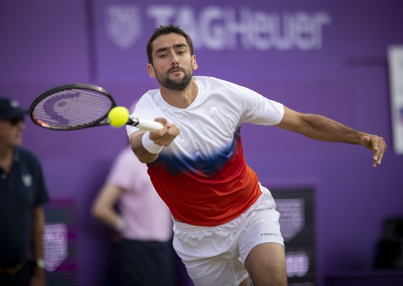 [FOTO] Marin Čilić malo si je zakomplicirao život, ali je najbolji hrvatski tenisač izborio polufinale gdje ga čeka srpski predstavnik