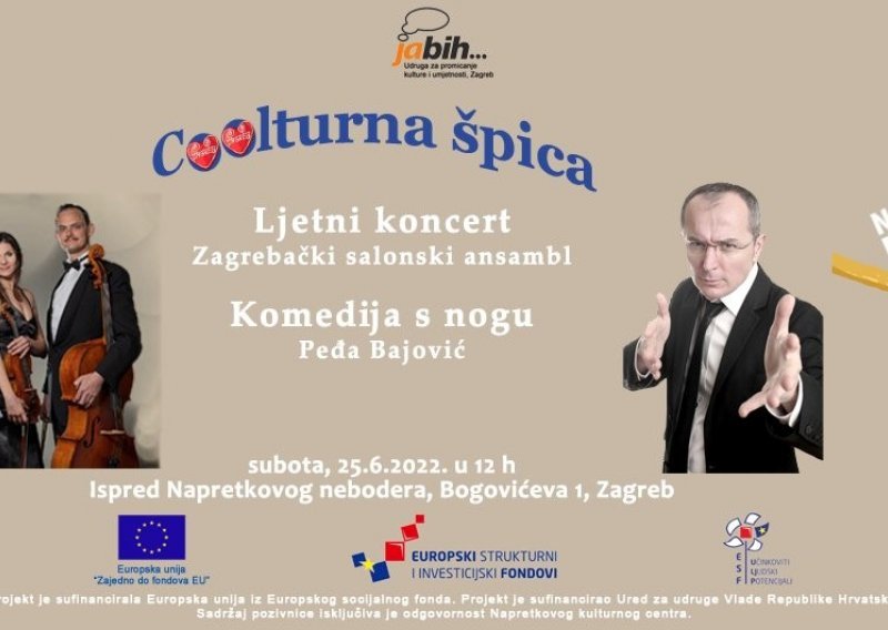 Coolturna špica – subotnje druženje uz glazbu i humor