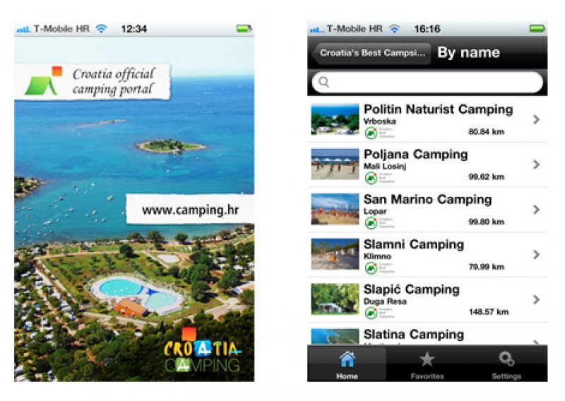 Prvi hrvatski kamping vodič za pametne telefone
