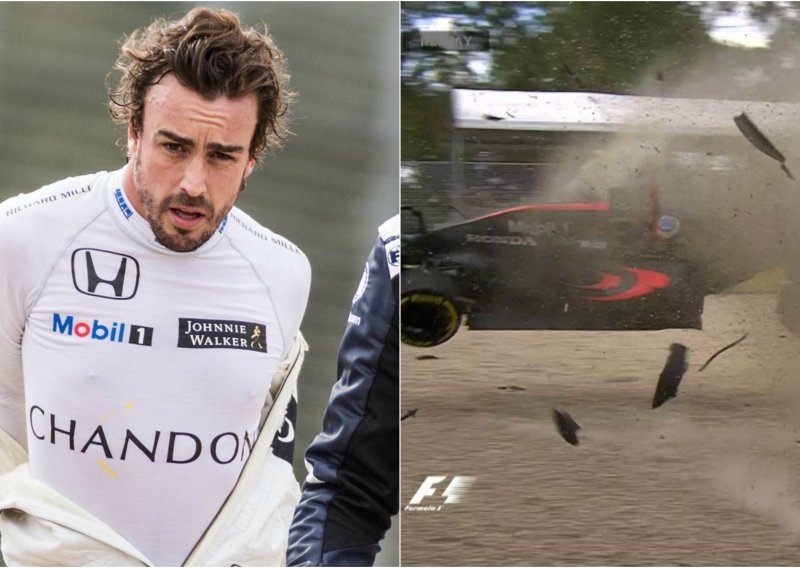 Alonso u bolovima nakon nesreće: Teško je zaspati!