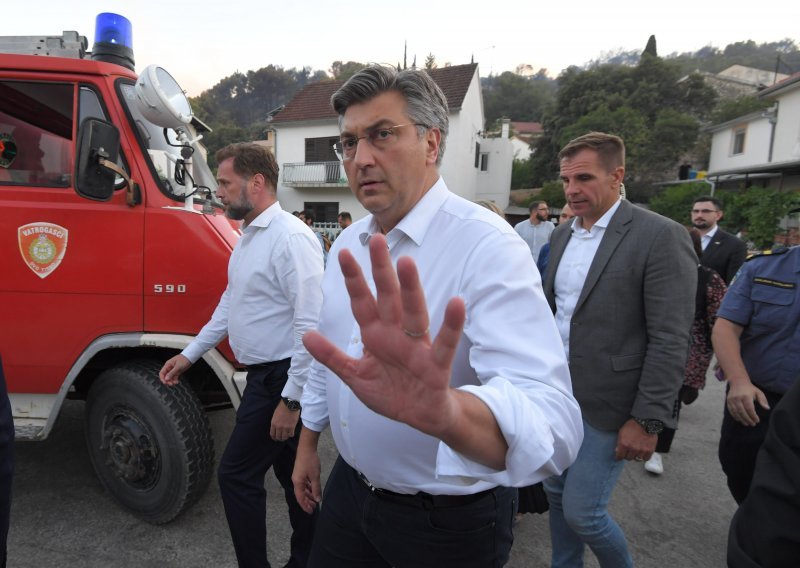 Zelena akcija razapela Plenkovića zbog 'licemjerne i netočne' izjave s požarišta