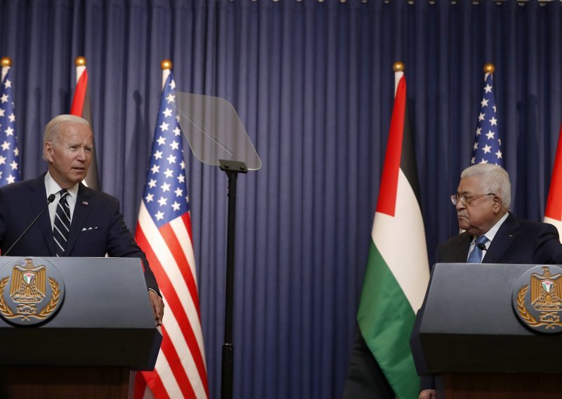 Biden Palestincima donosi pomoć, ali ne i novi mirovni plan