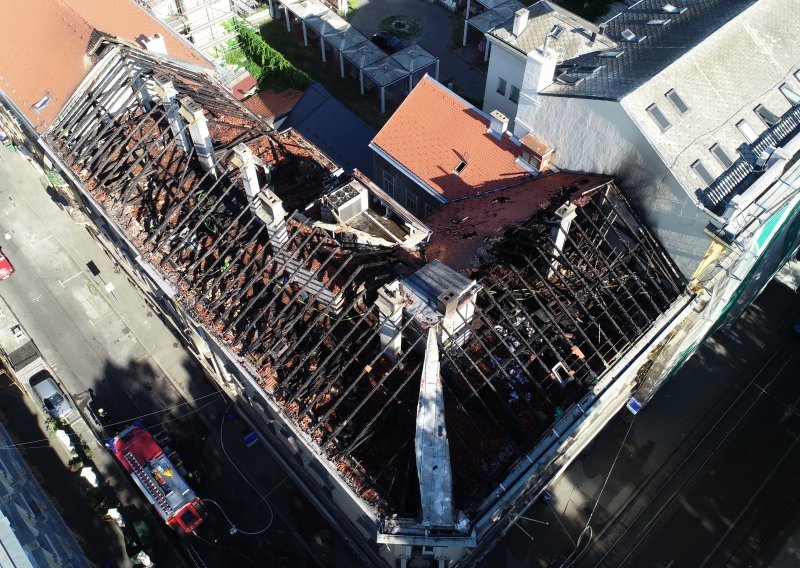 Fotografije iz zraka pokazuju prave razmjere požara u centru Zagreba