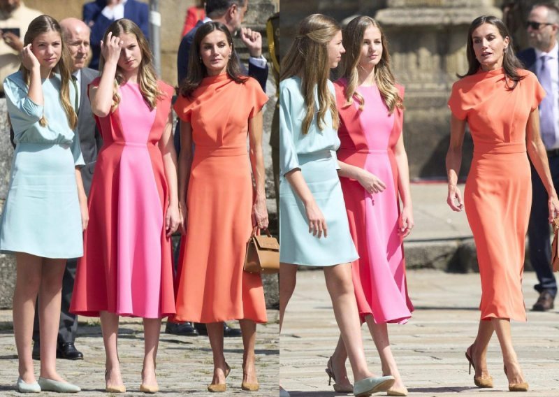 Po uzoru na slavnu mamu: Španjolske princeze plijenile elegancijom u haljinama vedrih boja