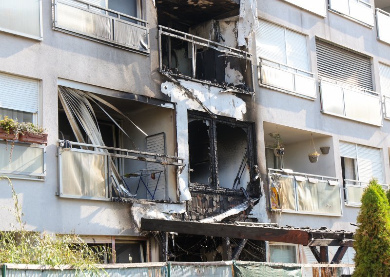 [FOTO/VIDEO] U požaru u Zagrebu oštećeno više stanova, sedam osoba zbog udisanja dima zatražilo liječničku pomoć