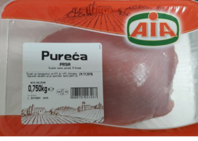 Salmonela i u purećim prsima iz Spara