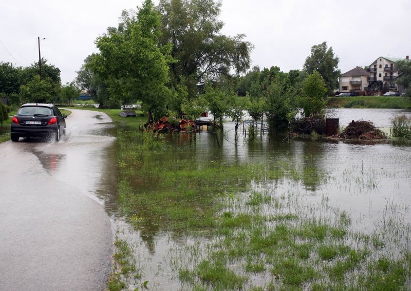 Heavy rainfall floods eastern Croatia