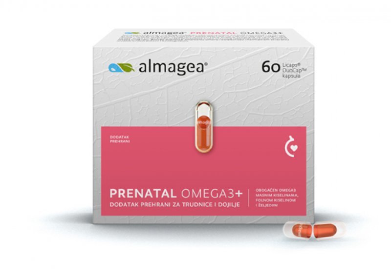 Poklanjamo dodatke prehrani Almagea Prenatal Omega 3+