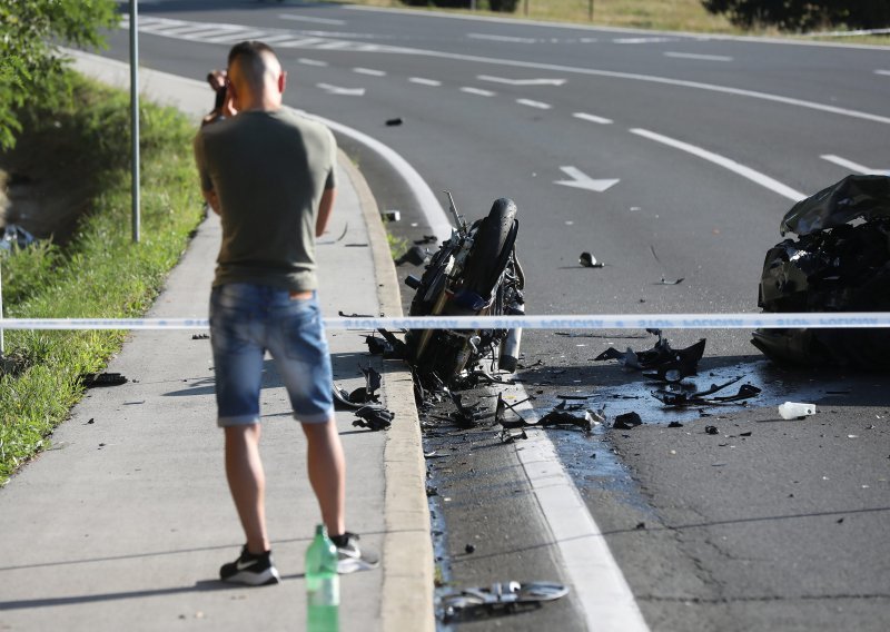 Motociklist poginuo u teškoj prometnoj nesreći kod Varaždina, suputnica ozlijeđena