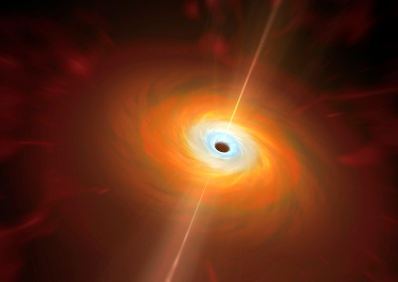Znanstvenici su otkrili najveću crnu rupu u poznatom svemiru