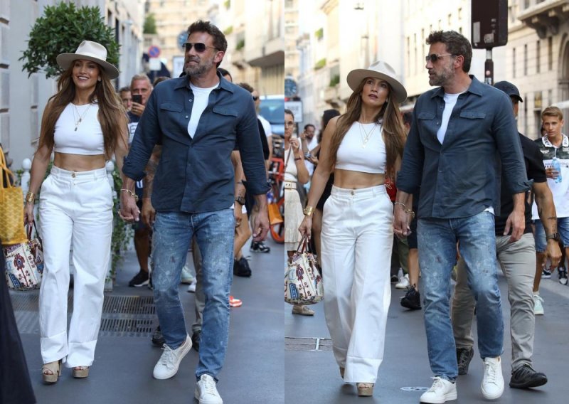 Jennifer i Ben stvorili pomutnju na ulicama Milana; latino diva istaknula zavidnu figuru u bijelom