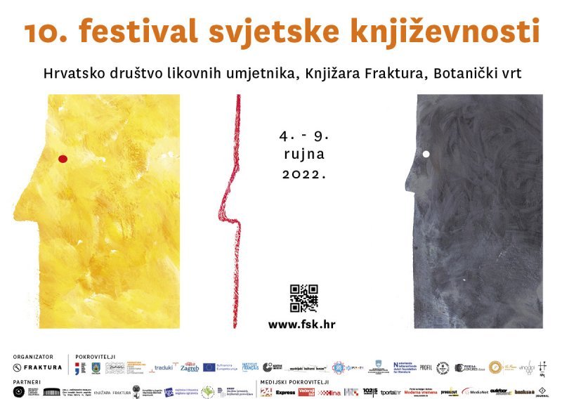 Jubilarni 10. Festival svjetske književnosti počinje s prvim danima rujna, a ulaz na sve programe bit će slobodan