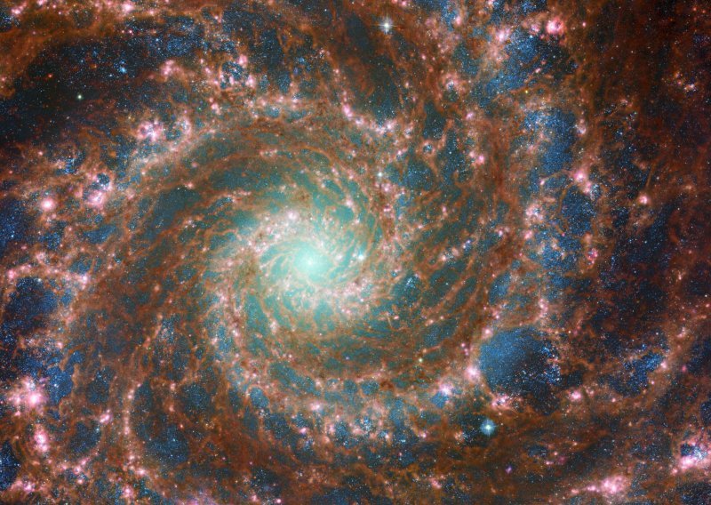 Kakav prizor! Teleskopi James Webb i Hubble snimili su samo srce udaljene galaksije