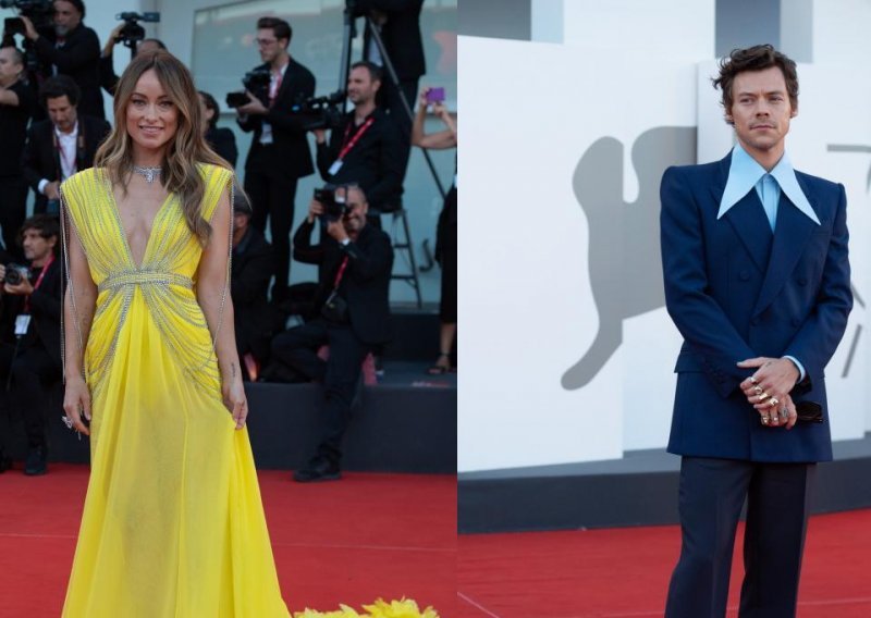 Gucci za njega i nju: Olivia Wilde i Harry Styles ukrali sve poglede na crvenom tepihu u Veneciji