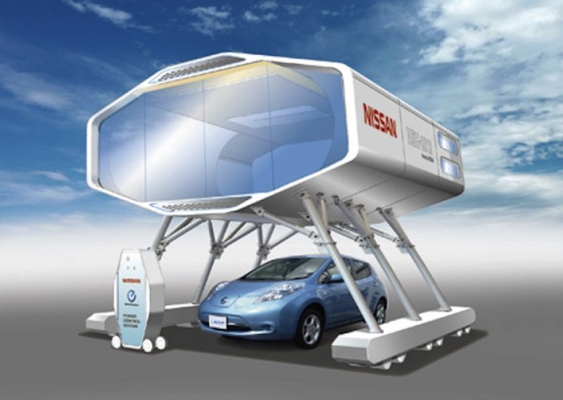 Ovako Nissan zamišlja kuću za vlasnike električnih vozila