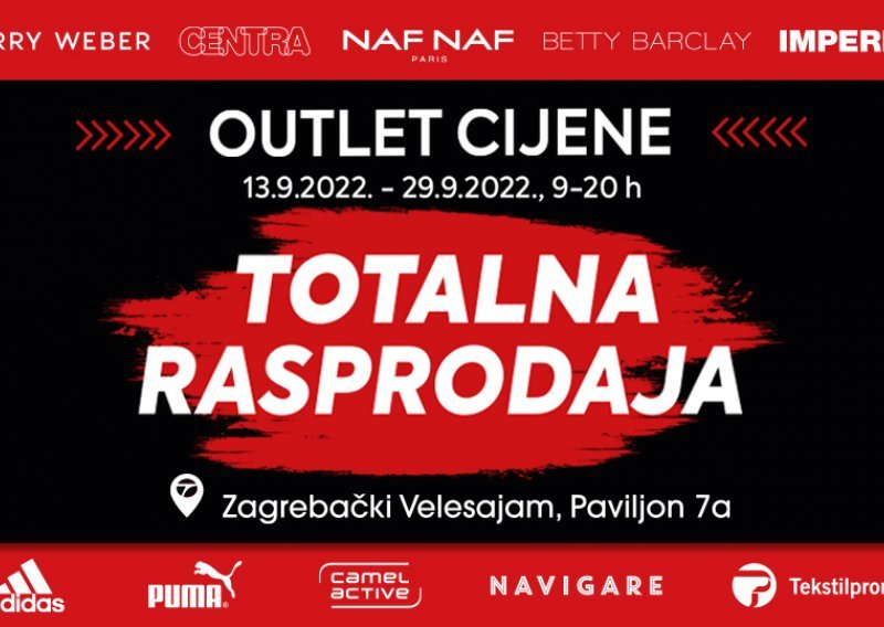 Kupite poznate brendove po outlet cijenama