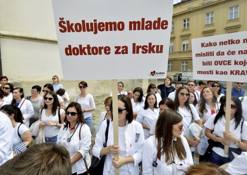 Počeo prosvjed mladih liječnika koji traže reformu zdravstvenog sustava