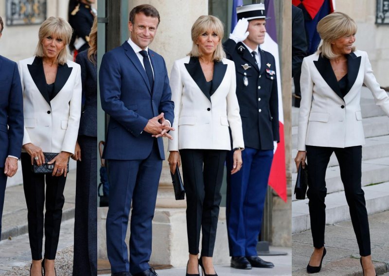 Prkosi trendovima: Modna ikona Brigitte Macron ne odustaje od svojeg omiljenog modela hlača