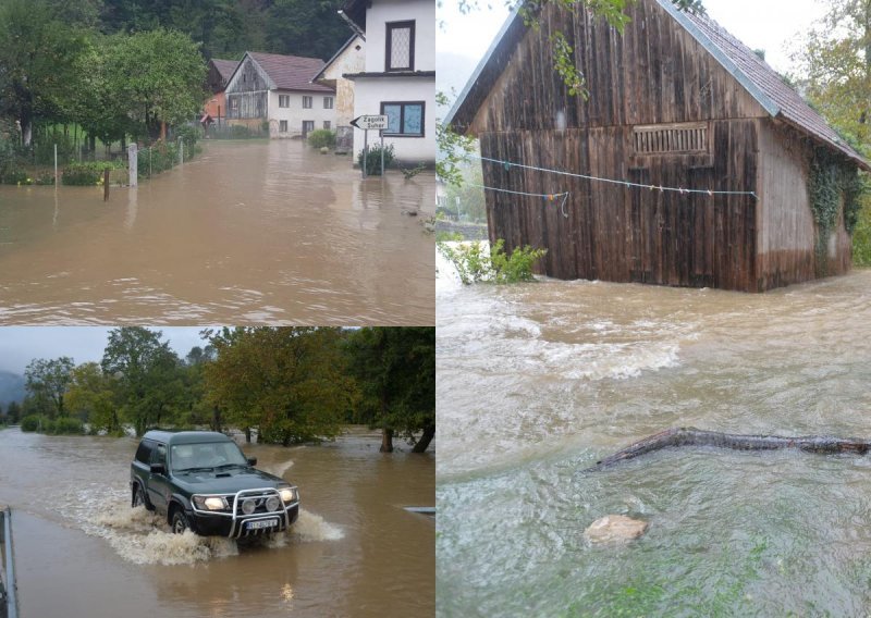 [FOTO/VIDEO] Alarmantno stanje u Gorskom kotaru: 'Četiri mjesta su potpuno odsječena. Ono što predstoji nizvodno bit će još gore'