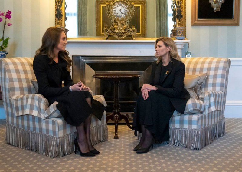 [FOTO] Olena Zelenska ostavila supruga u Ukrajini i sastala se s Kate Middleton