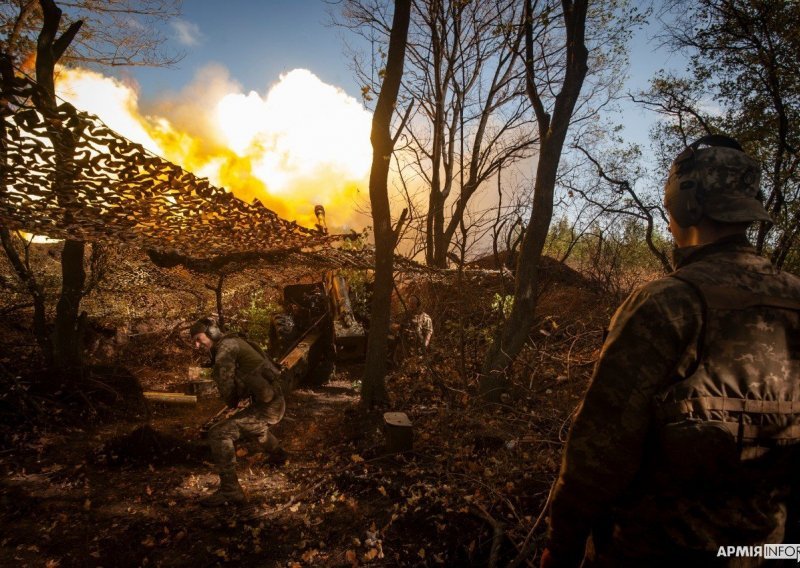 [FOTO/VIDEO] Ukrajinci objavili snimke hrvatskih topova u akciji na liniji u Donecku