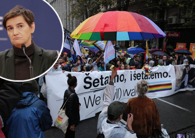 Zbog poziva na Europride podignuta kaznena prijava protiv srbijanske premijerke Ane Brnabić