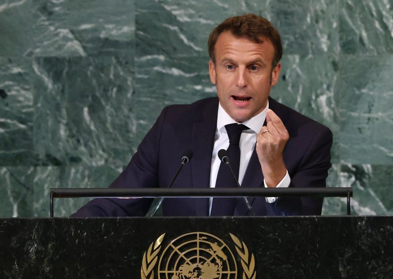 Macron u žestokom govoru u UN-u: Rusija je moderna imperijalistička sila po zakonu džungle; okomio se i na neutralne