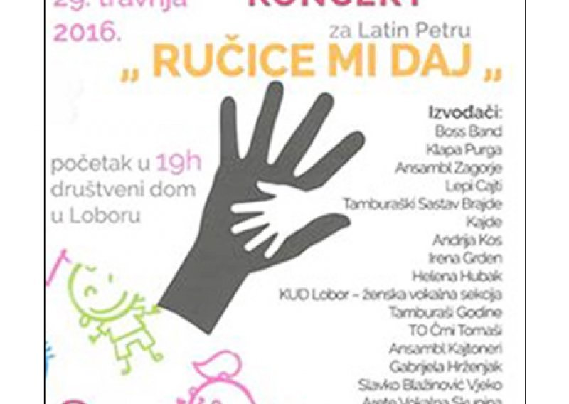 Humanitarni koncert za pomoć oboljeloj djevojčici