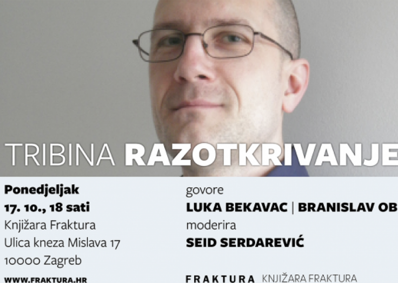 Luka Bekavac večeras predstavlja roman 'Urania', jedan od najfascinantnijih projekata hrvatske književnosti