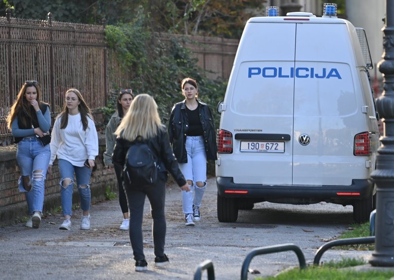 [FOTO] Zagrebačka policija: Provjerene sve lokacije, dojave o bombama bile su lažne