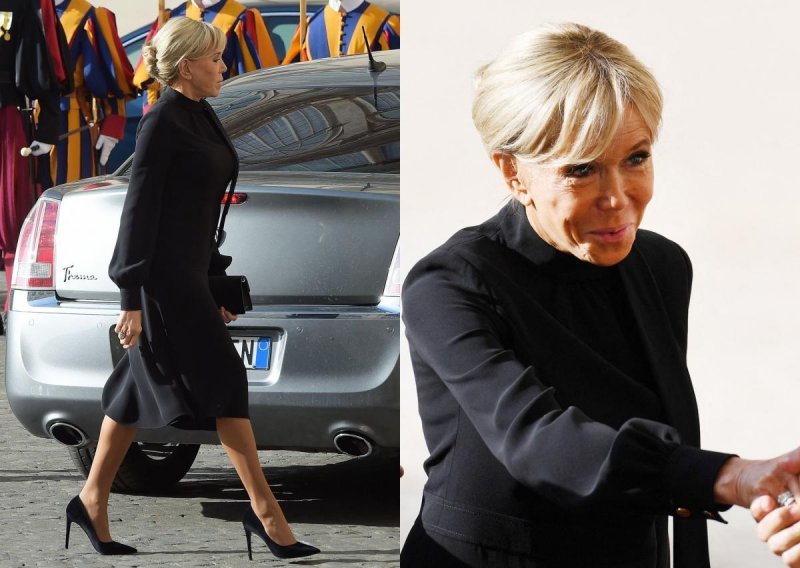 Elegantno izdanje prve dame Francuske: Brigitte Macron zablistala u crnini