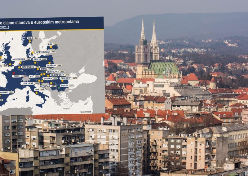 Stanovi u Zagrebu su vam preskupi? Kvadrat je skuplji čak i u Beogradu, a cijene u Münchenu nemaju veze s pameću