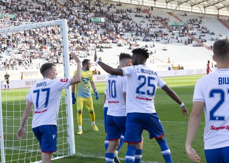 [VIDEO/FOTO] Hajduk pobijedio Goricu i ostao u utrci za naslov SuperSport HNL-a! Pogledajte golove s Poljuda