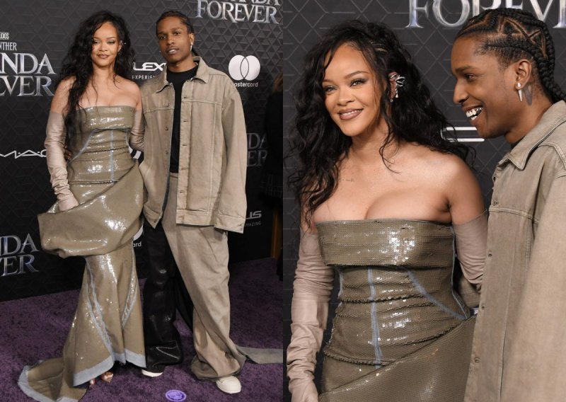 Modno usklađeni par: Rihanna i A$AP Rocky ukrali pozornost na premijeri filma