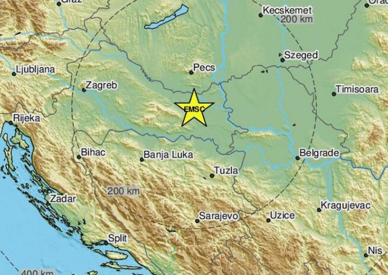 Potres u rano jutro prodrmao Slavoniju