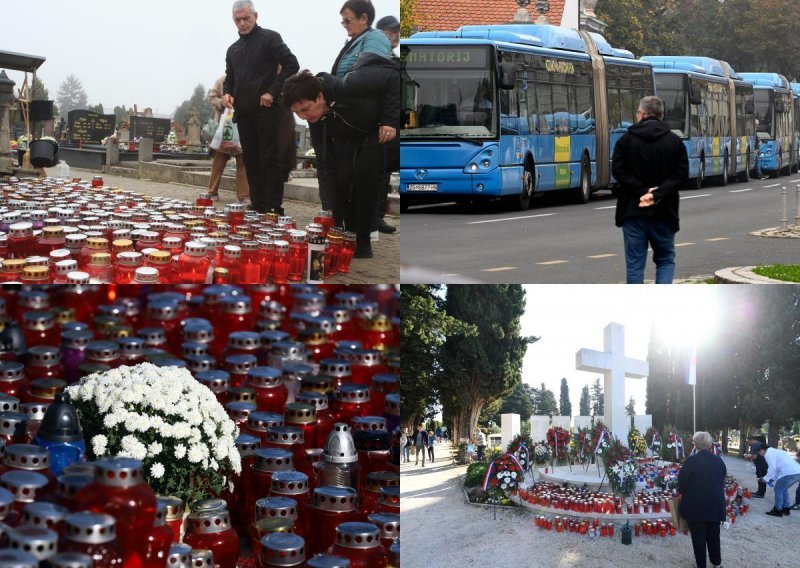 [FOTO] Pogledajte kako se obilježava blagdan Svih svetih diljem Hrvatske