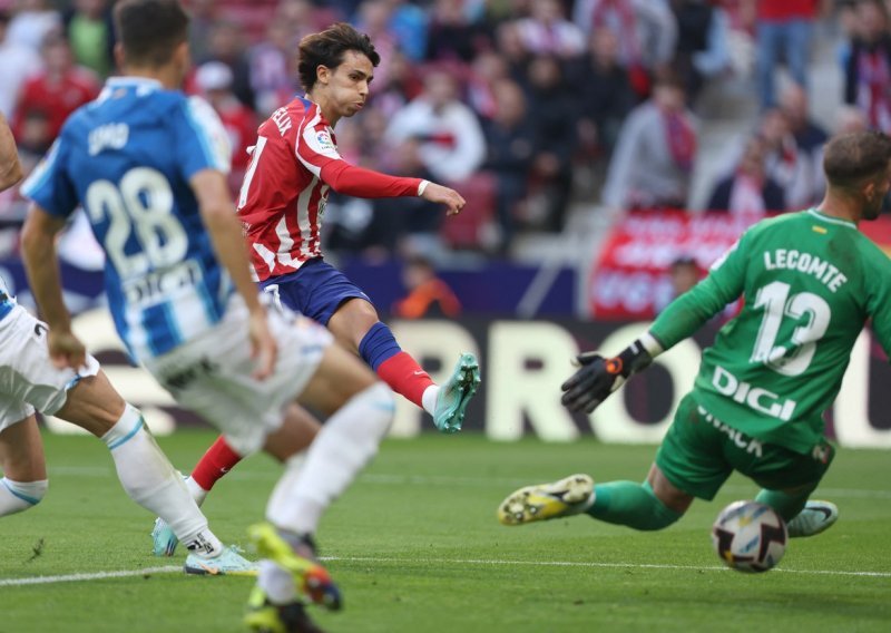 Joao Felix spasio Atletico Madrid nove blamaže; 'rojiblancosi' su 60 minuta imali igrača više i jedva izborili remi