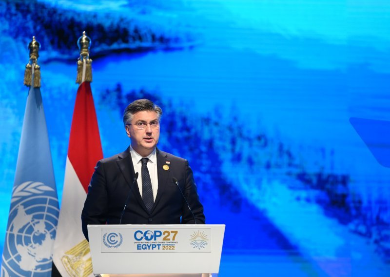 [FOTO] Plenković u Egiptu: 80 posto Hrvata podržava mjere protiv klimatskih promjena