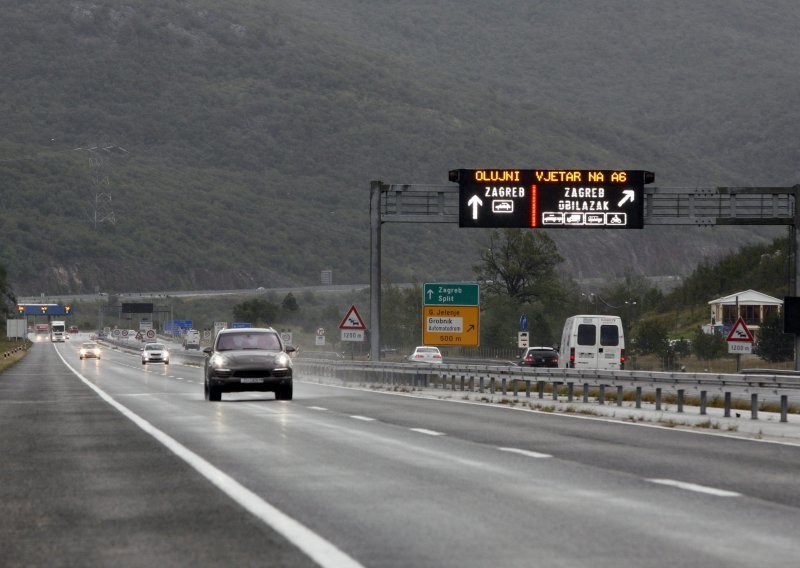 Jak vjetar radi probleme u prometu, pogledajte gdje su nova ograničenja