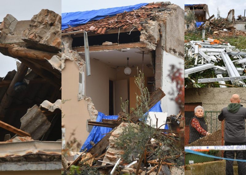 [FOTO] Pogledajte što je ostalo od kuće raznesene eksplozijom na Ugljanu, jedna osoba je teško ozlijeđena